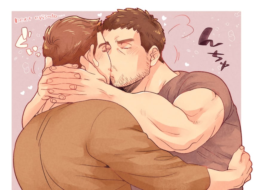 chris redfield and piers nivans (resident evil and 1 more) drawn by gold_5610