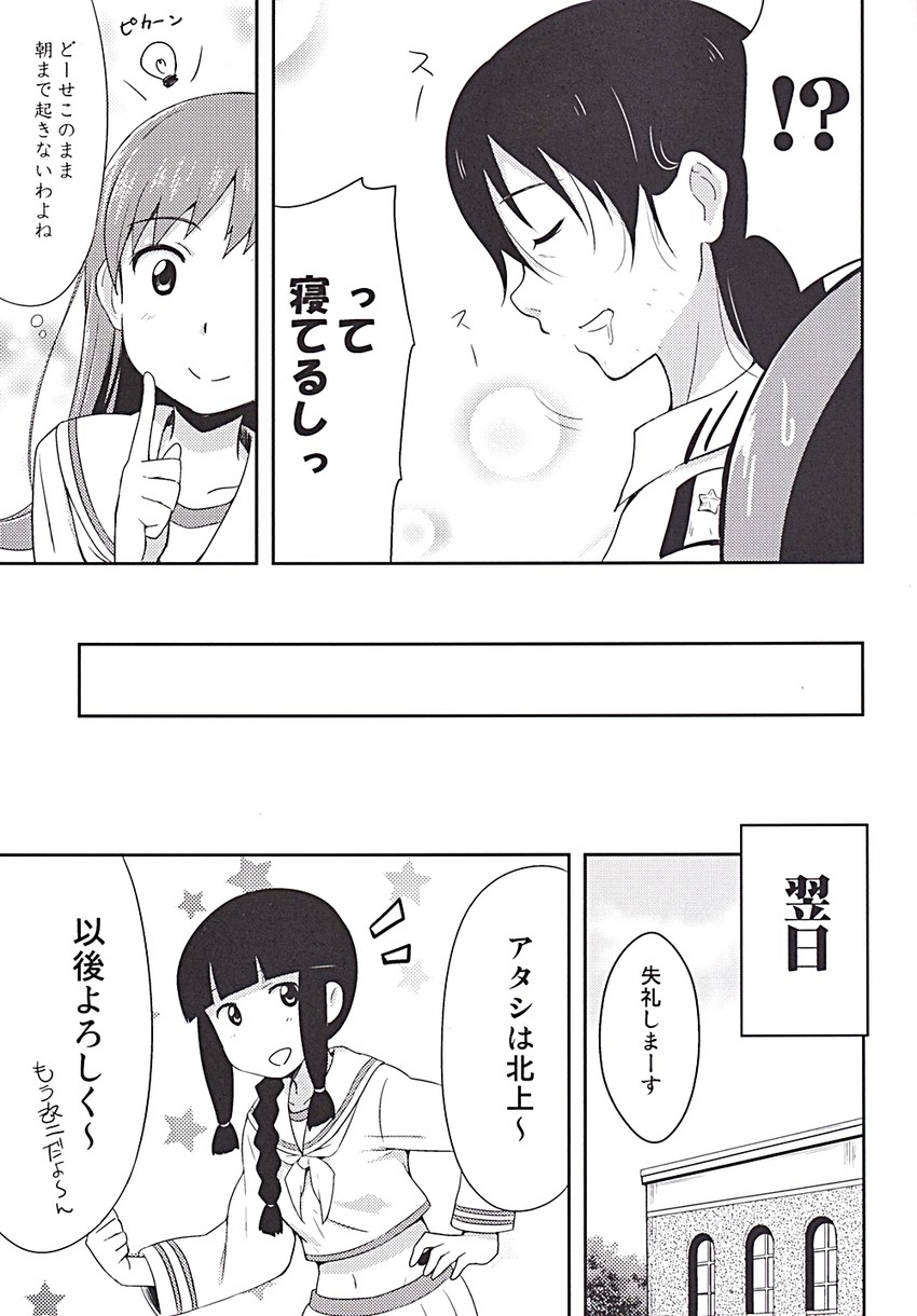 admiral, kitakami, ooi, kitakami kai ni, and ooi kai ni (kantai collection) drawn by ikari_manatsu