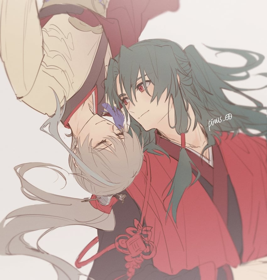 archer and zheng chenggong (fate and 1 more) drawn by pinus_00