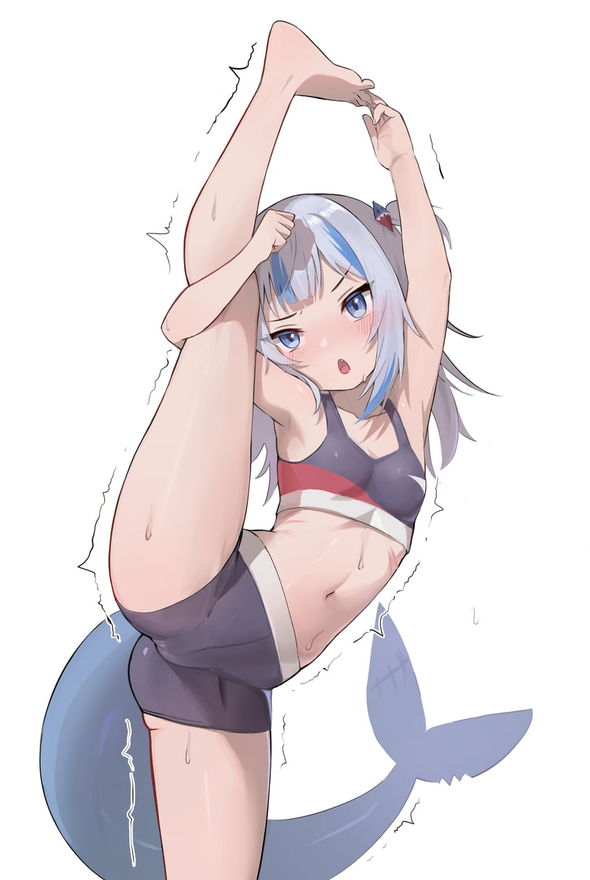 gawr gura (hololive and 1 more) drawn by hirotaka0125