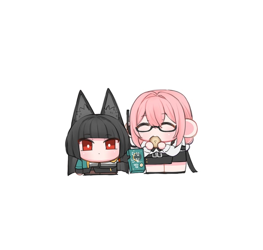 hoshimi miyabi and tsukishiro yanagi (zenless zone zero) drawn by zhuyuan_mom