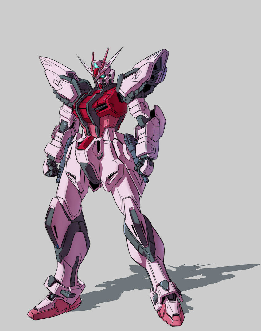 strike rouge and strike gundam e (gundam and 1 more) drawn by tatsu_(ashcleef)