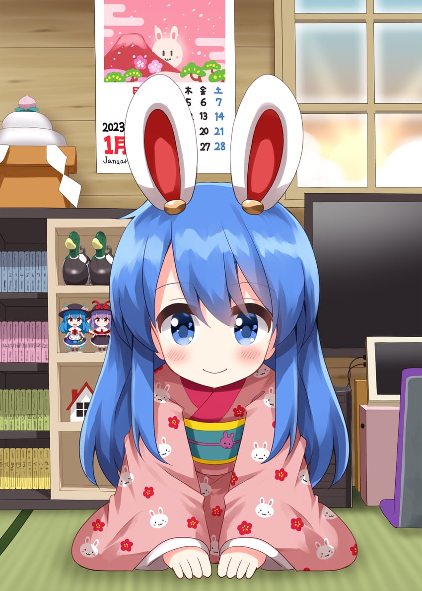 hinanawi tenshi and nagae iku (touhou) drawn by ruu_(tksymkw)