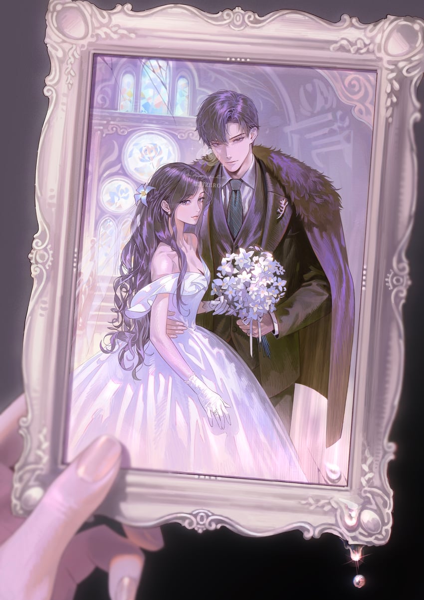 heroine and gu shiye (beyond the world) drawn by wengwengchim