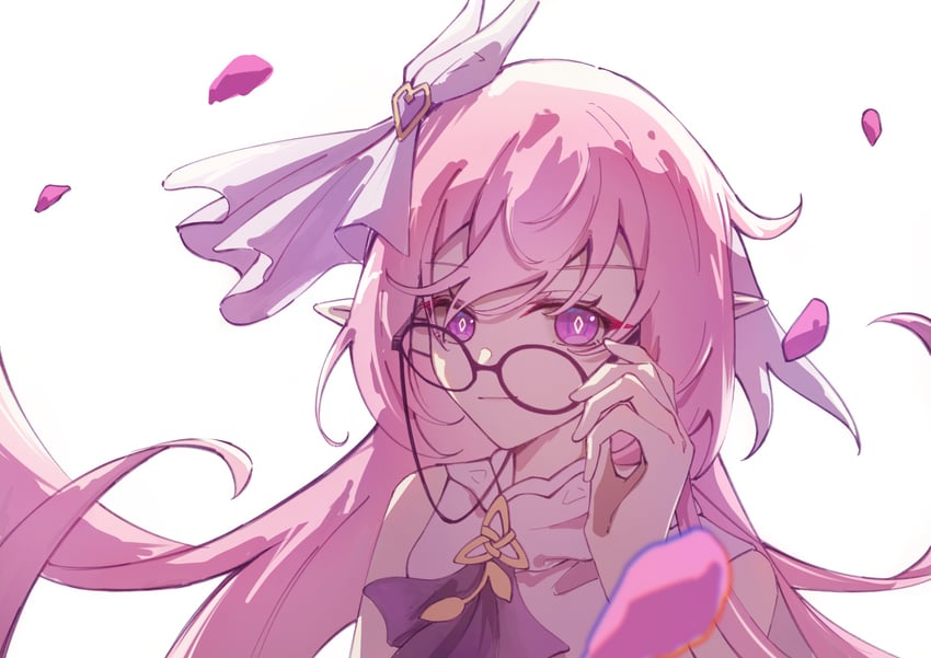 elysia (honkai and 1 more) drawn by rio_(user_kzxp8757)