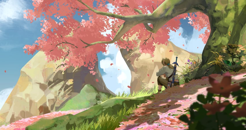 link (the legend of zelda and 1 more) drawn by ruoruoqiu