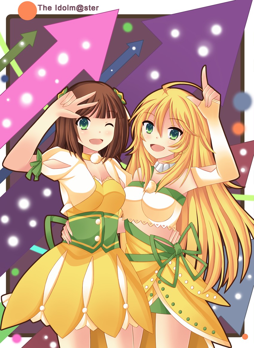 hoshii miki and amami haruka (idolmaster) drawn by suzu_miya