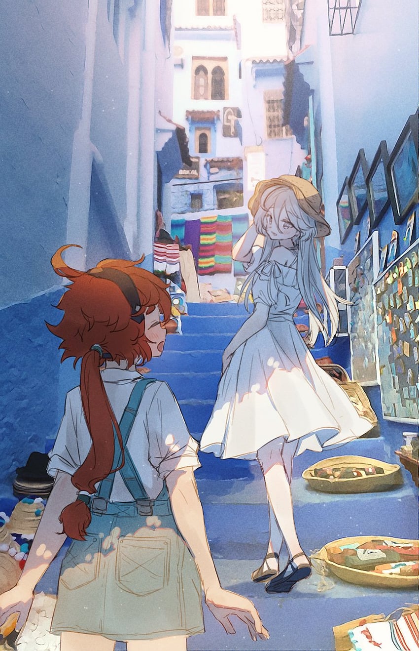 suletta mercury and miorine rembran (gundam and 1 more) drawn by spi