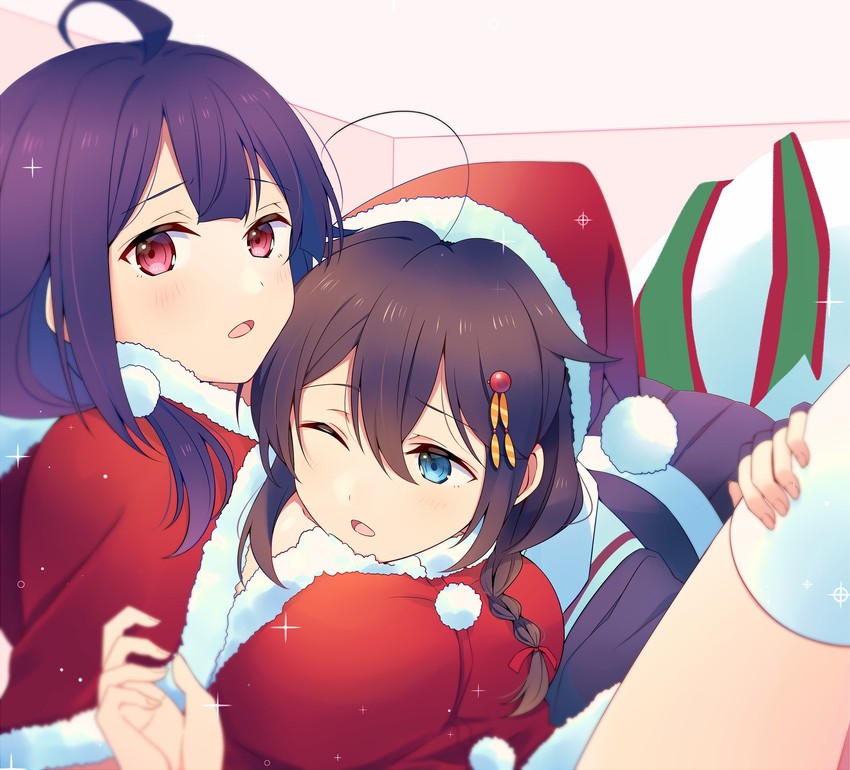 shigure, shigure kai ni, and taigei (kantai collection) drawn by yukichi_(eikichi)