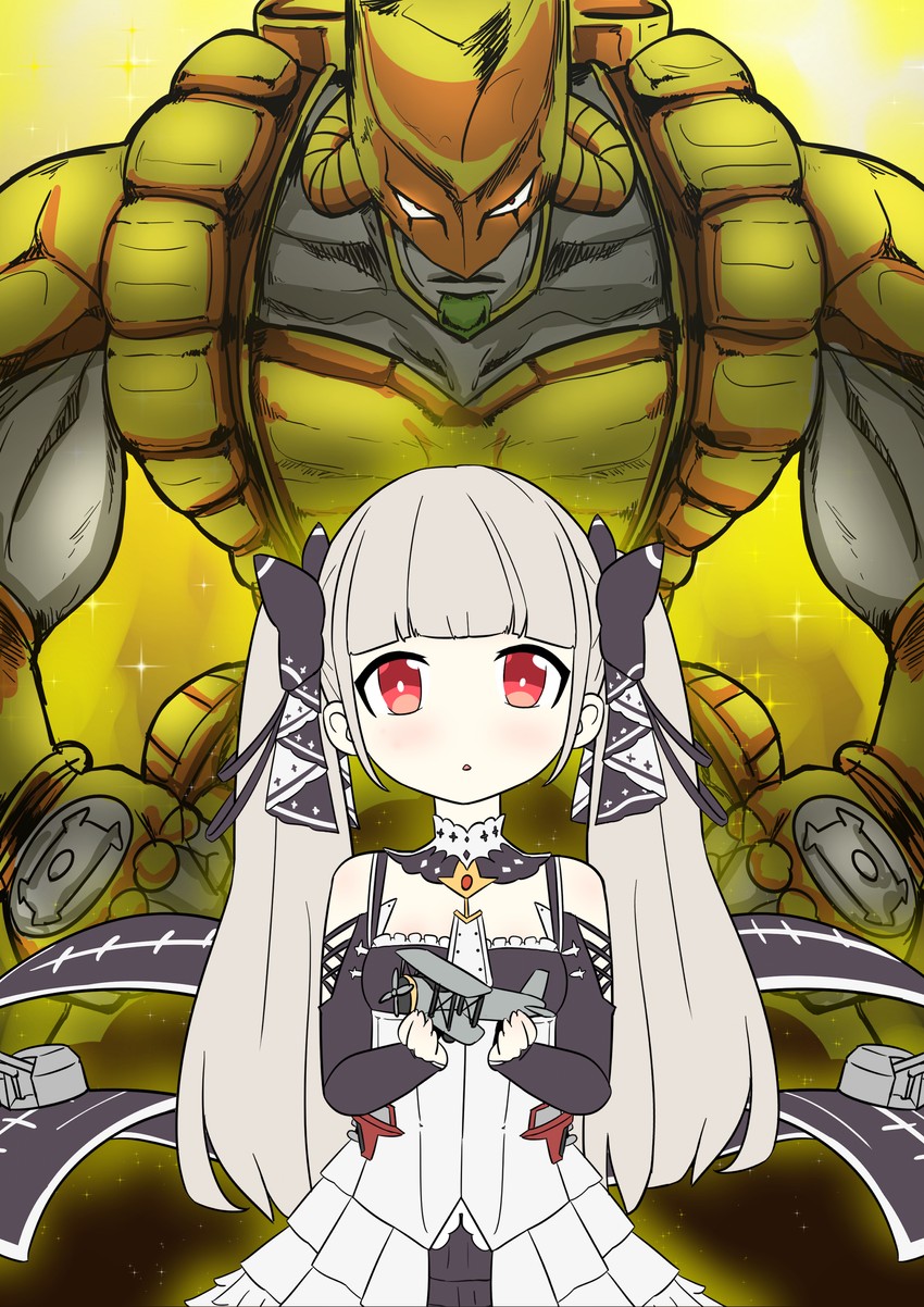 formidable and the world (azur lane and 2 more) drawn by nekopang