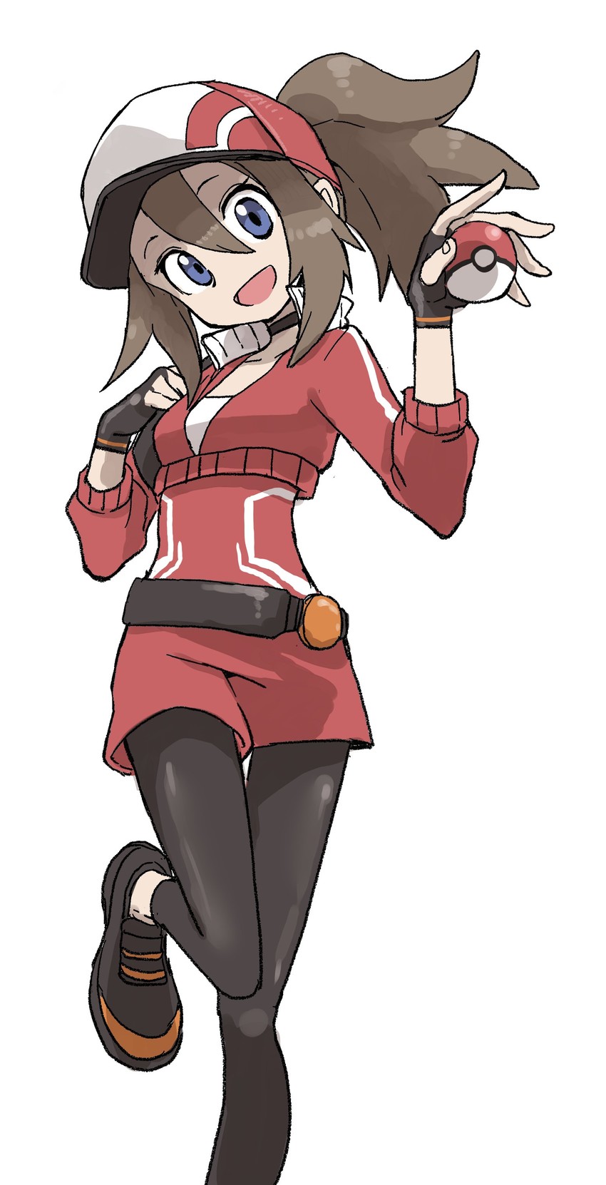 female protagonist (pokemon and 1 more) drawn by yamamoto_souichirou