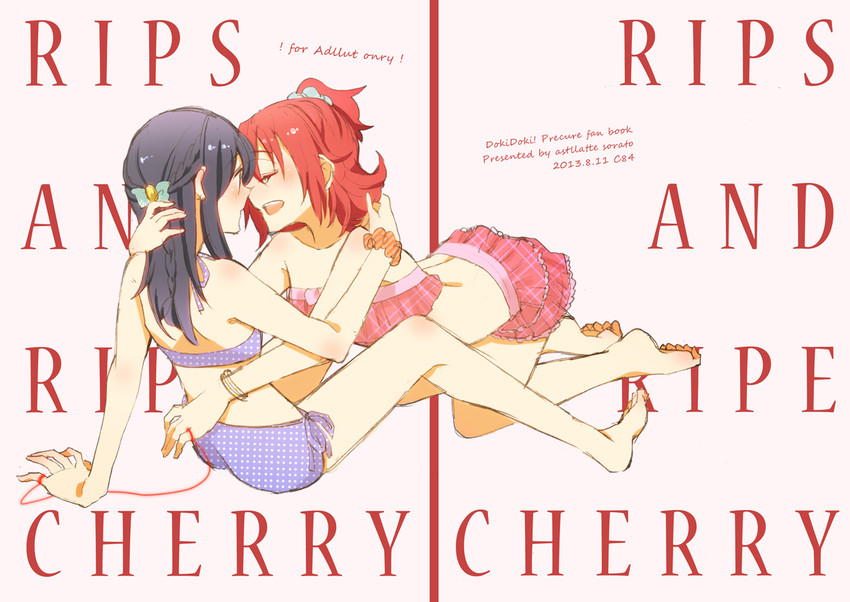 hishikawa rikka and aida mana (precure and 1 more) drawn by sorato_(astllatte)