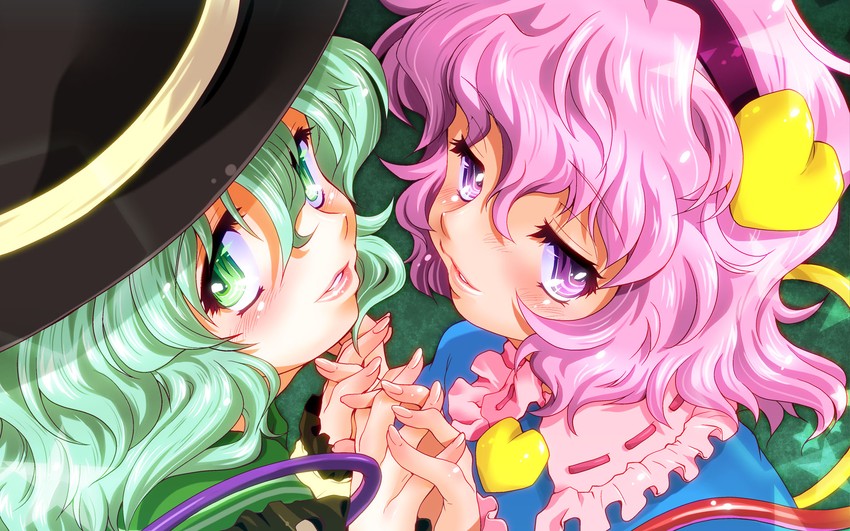 komeiji koishi and komeiji satori (touhou) drawn by mizuki_hitoshi