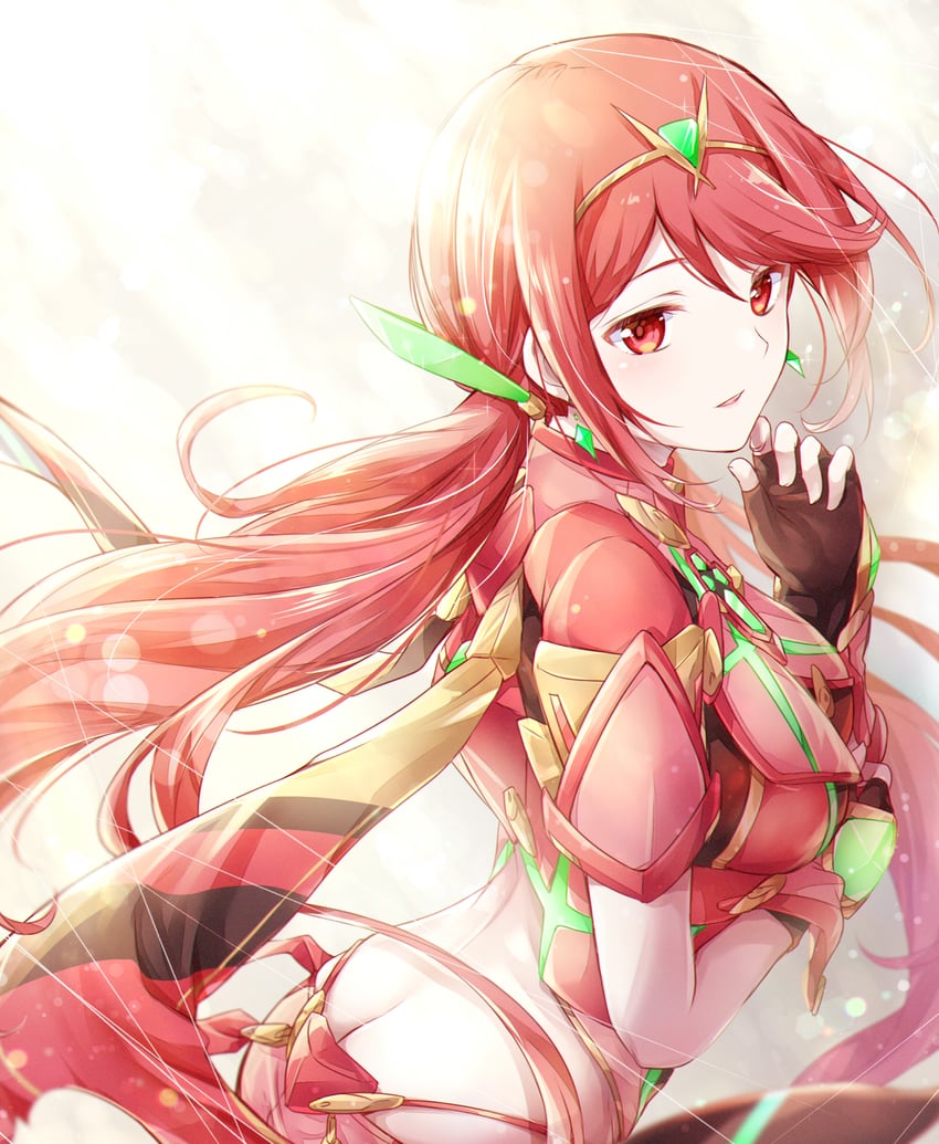 pyra (xenoblade chronicles and 1 more) drawn by ui_frara