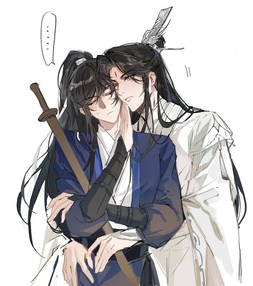 yan zhengming and cheng qian (liu yao) drawn by elderberrywine