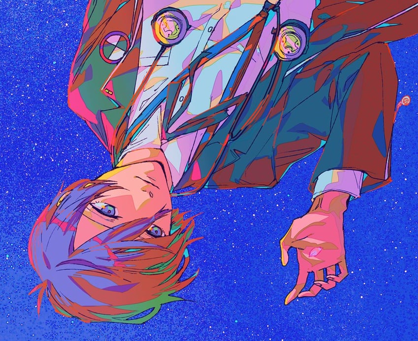 yuuki makoto (persona and 1 more) drawn by mizu_cx