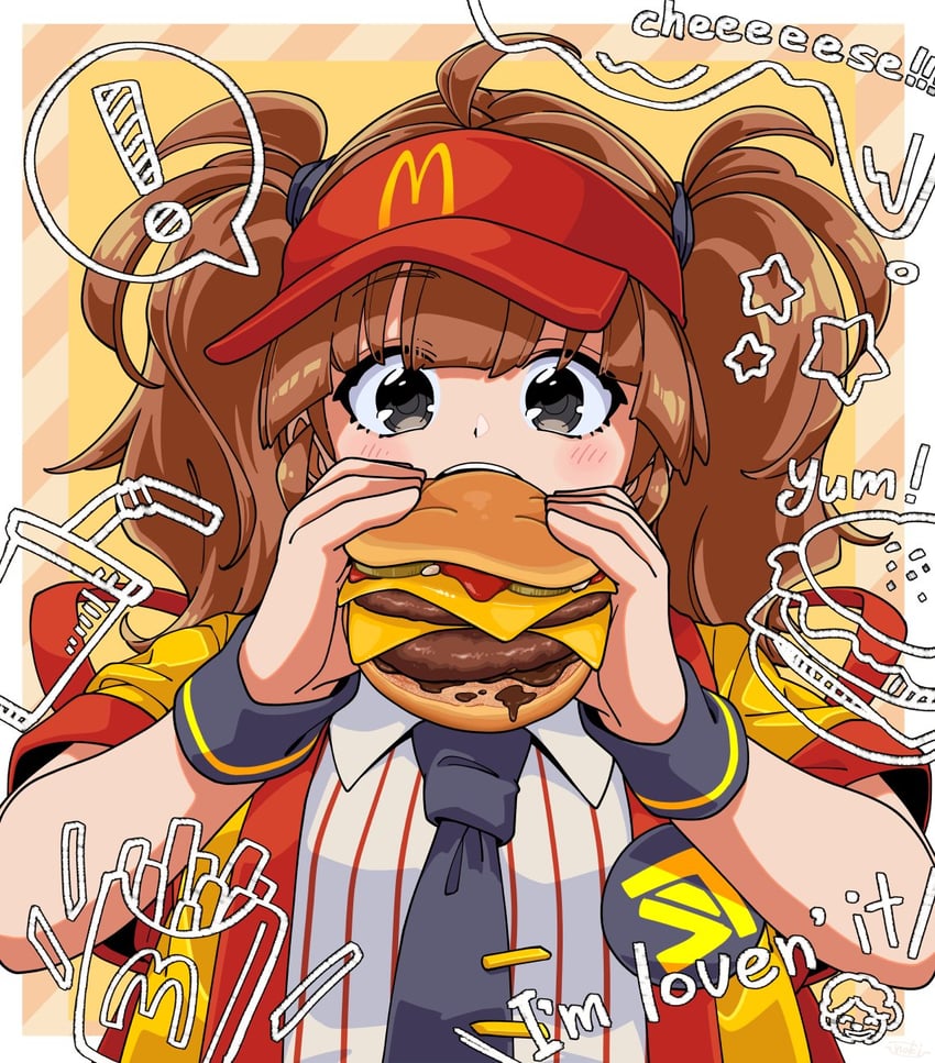 imadake dabuchi tabemi (mcdonald's) drawn by fujinoki_(horonabe-ken)