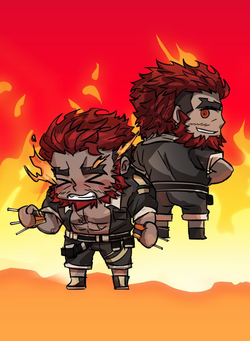 hephaestus and talos (fate and 2 more) drawn by sdz_(inazuma)