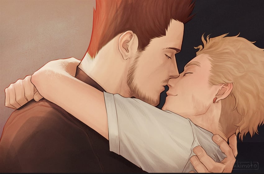 endeavor and hawks (boku no hero academia) drawn by kkimot0