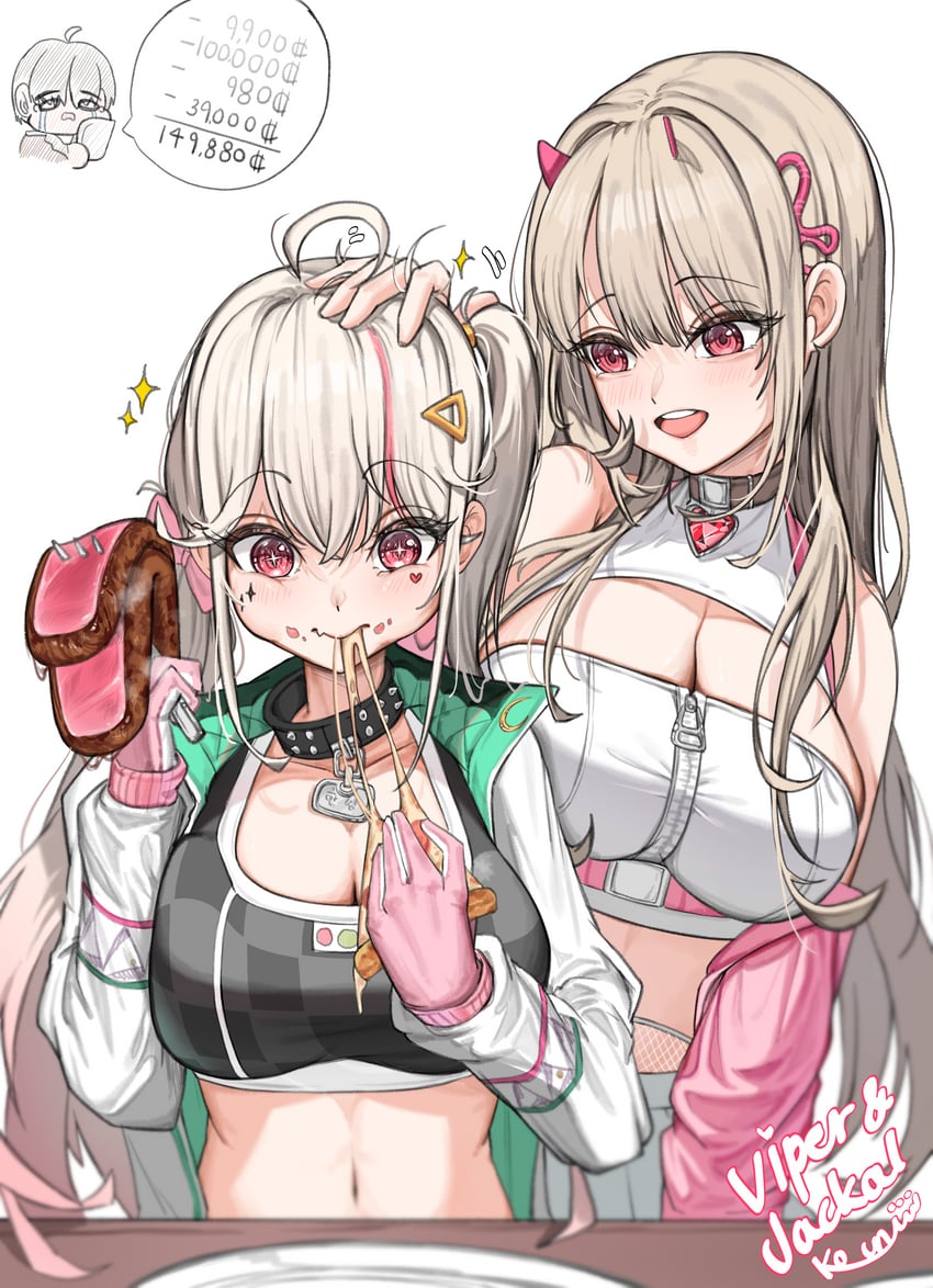 commander, viper, and jackal (goddess of victory: nikke) drawn by ko_uniii