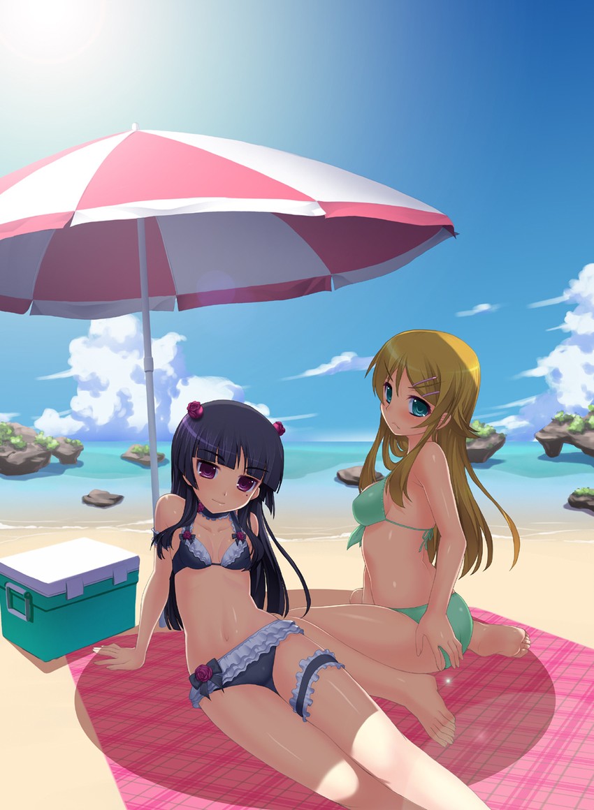 gokou ruri and kousaka kirino (ore no imouto ga konna ni kawaii wake ga nai) drawn by kotobuki_utage