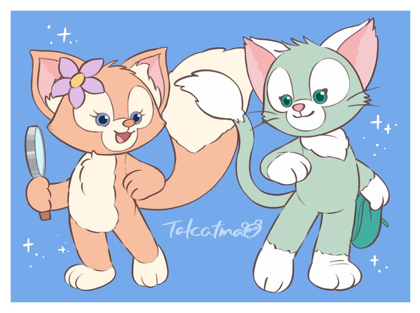 gelatoni and linabell (duffy and friends) drawn by takatmaorange