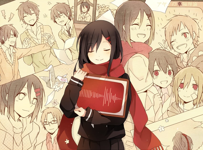 tateyama ayano, kisaragi shintarou, kido tsubomi, kano shuuya, seto kousuke, and 5 more (kagerou project and 1 more) drawn by cranio
