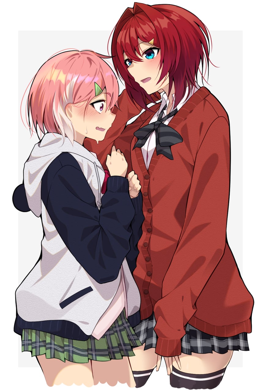ange katrina and sasaki saku (nijisanji) drawn by shunga_(shun608)