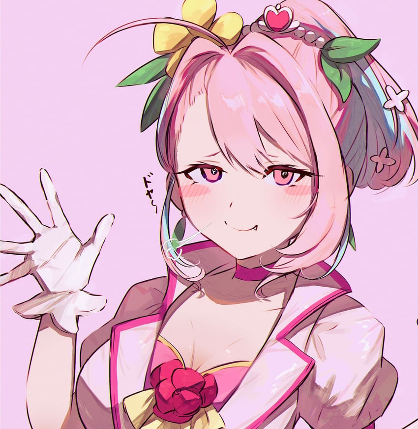 yumemi riamu and cure grace (idolmaster and 3 more) drawn by hamachamu