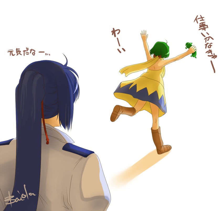 ranka lee and saotome alto (macross and 1 more) drawn by baiola