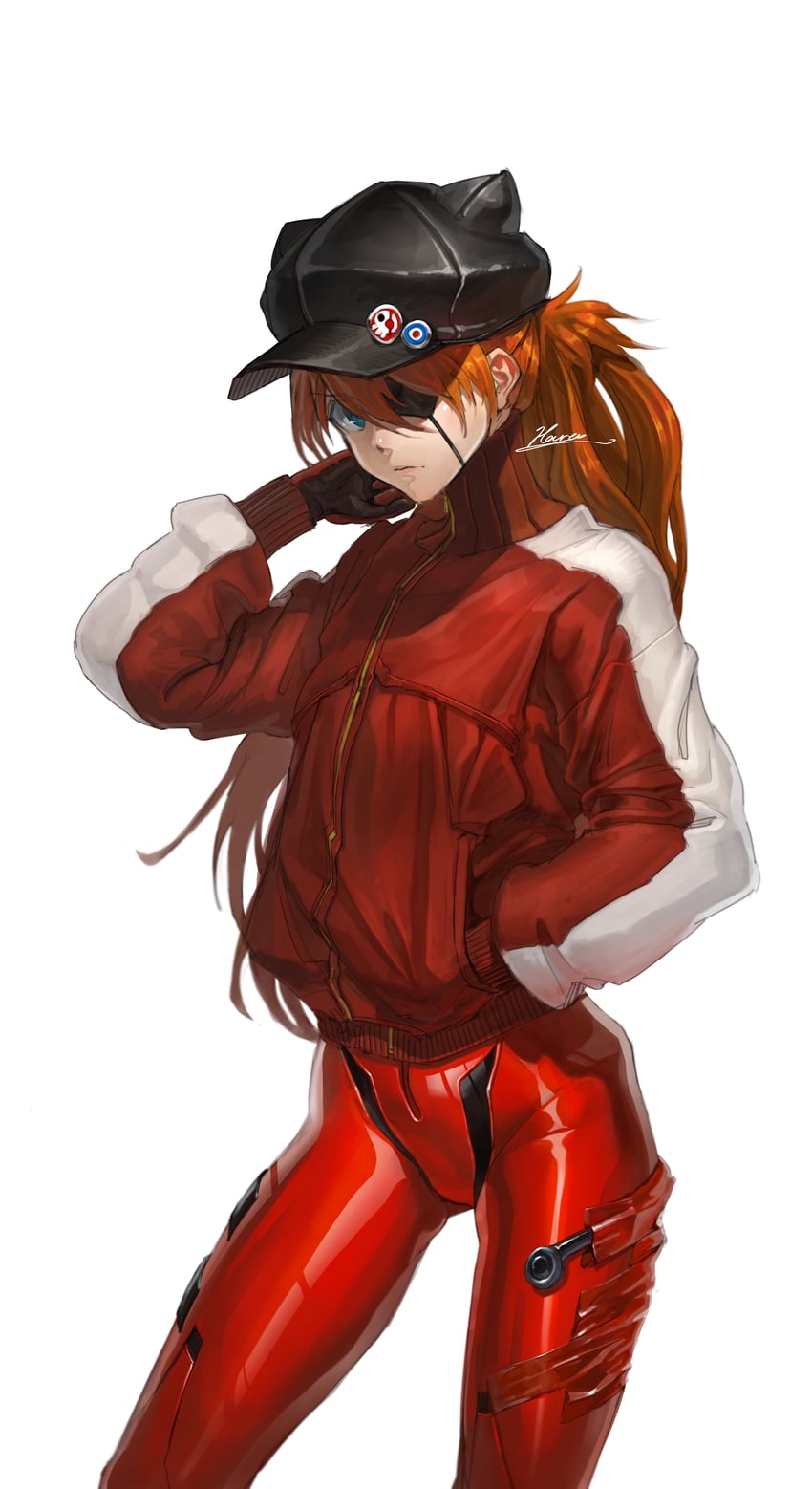 souryuu asuka langley (neon genesis evangelion and 2 more) drawn by haru_(chki8699)