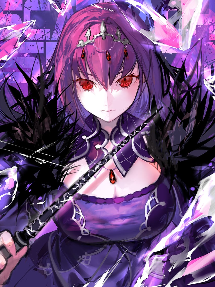 scathach and scathach skadi (fate and 1 more) drawn by suzuhi_(fullprayer)