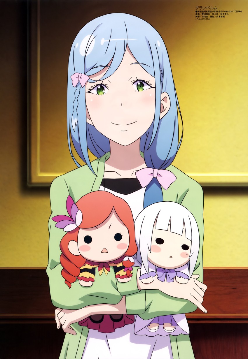 tsuchimikado kuon, hakamada suishou, and anna fugo (megami magazine and 1 more) drawn by noda_yasuyuki