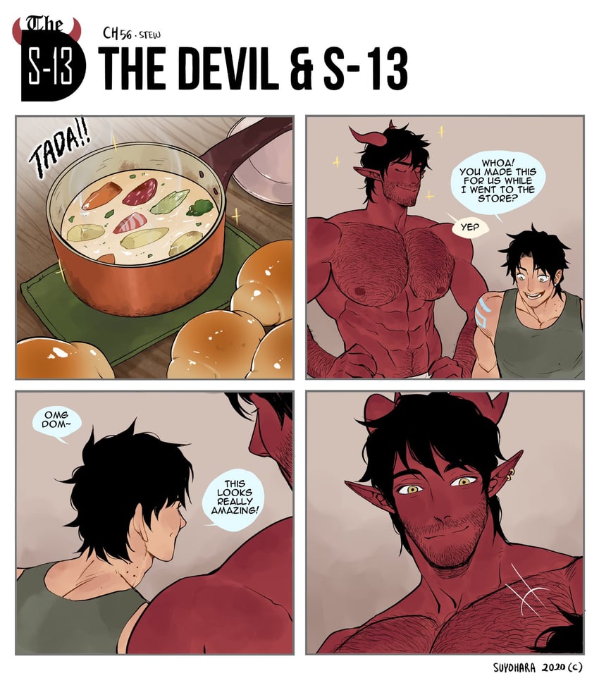 steen and dominique (the devil and s-13) drawn by suyohara