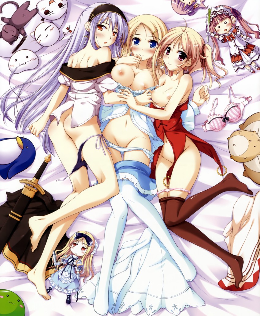 carina verritti, agnes boulange, chelsea arcot, minette, salsa tortilla, and 1 more (shukufuku no campanella) drawn by ko~cha