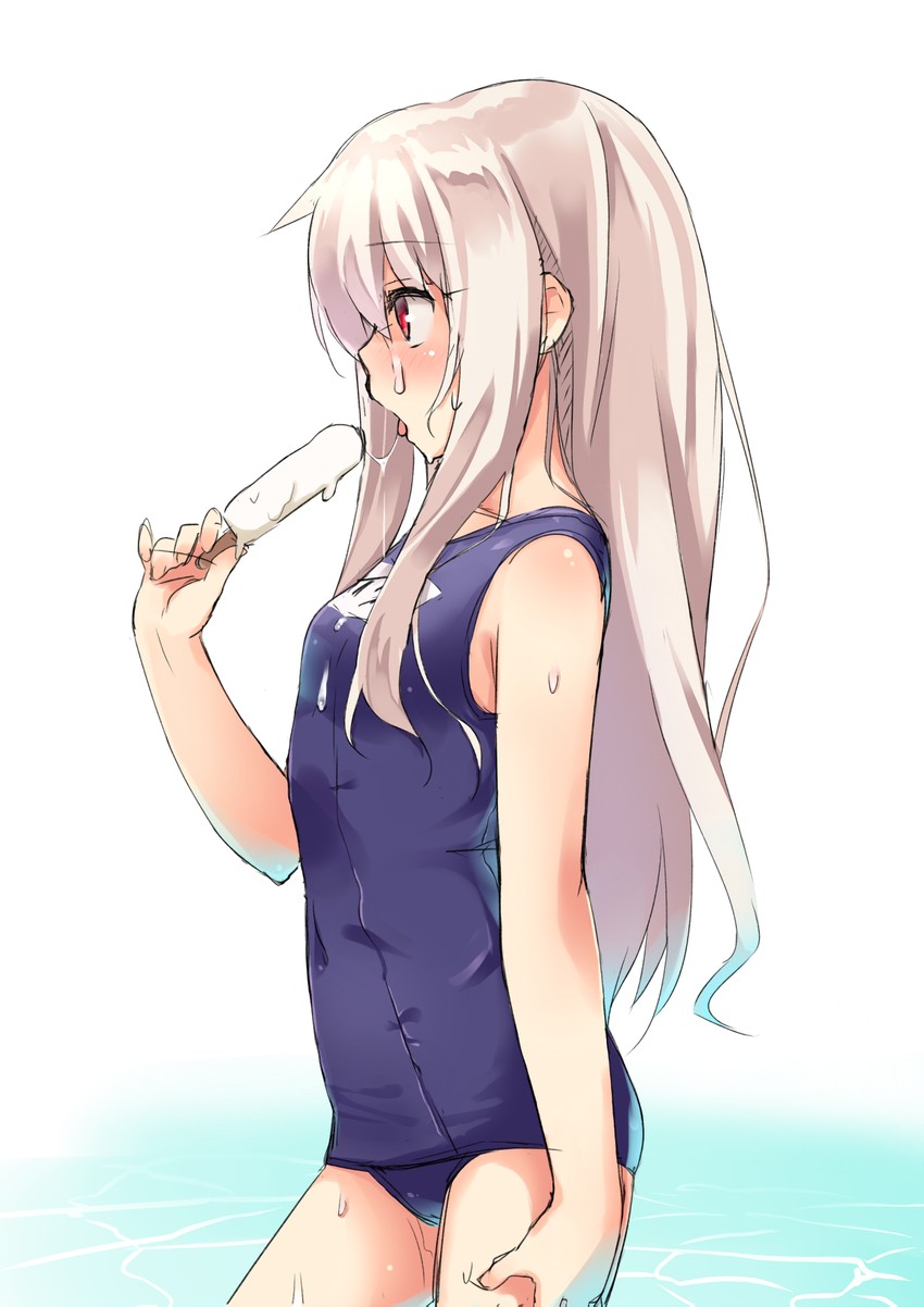 illyasviel von einzbern (fate and 1 more) drawn by mokoke