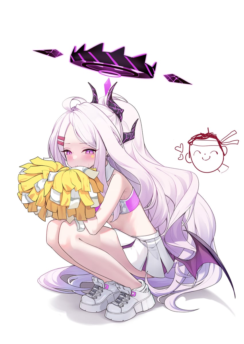 sensei, doodle sensei, and hina (blue archive) drawn by dpea9