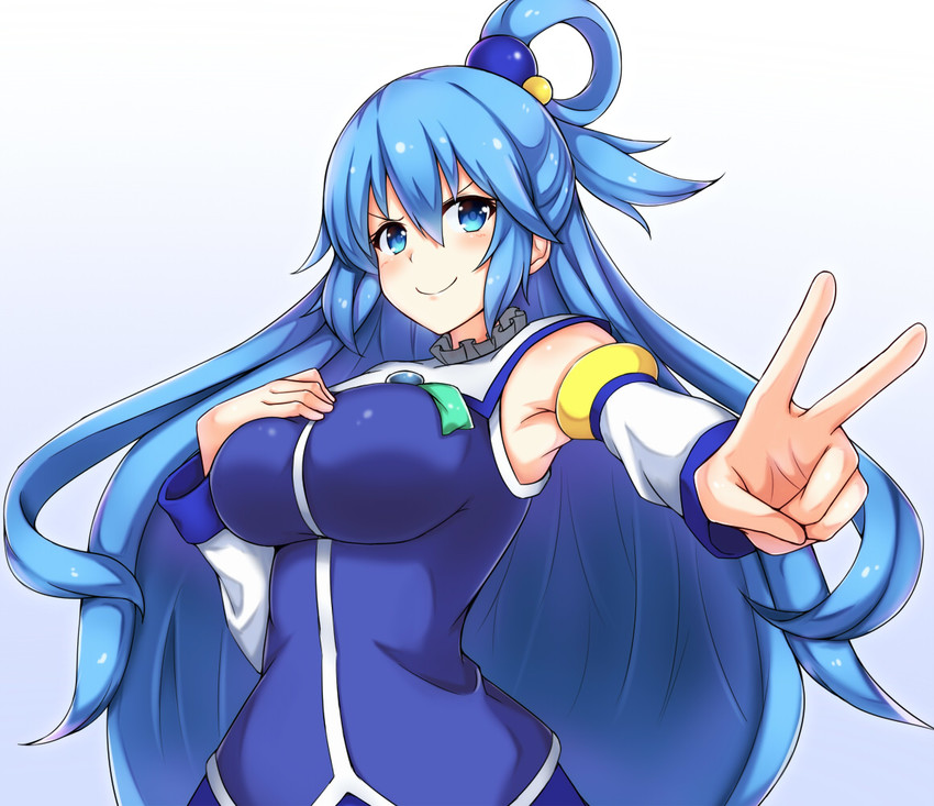 aqua (kono subarashii sekai ni shukufuku wo!) drawn by etan14