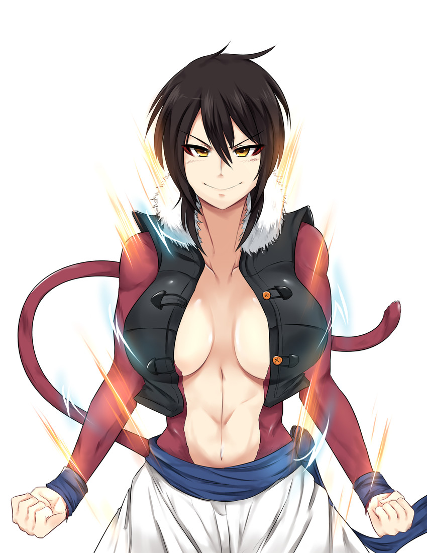 mirai senshi (dragon ball and 2 more) drawn by wangphing