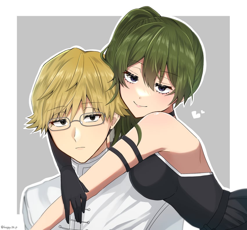 ubel and land (sousou no frieren) drawn by happy_14_p