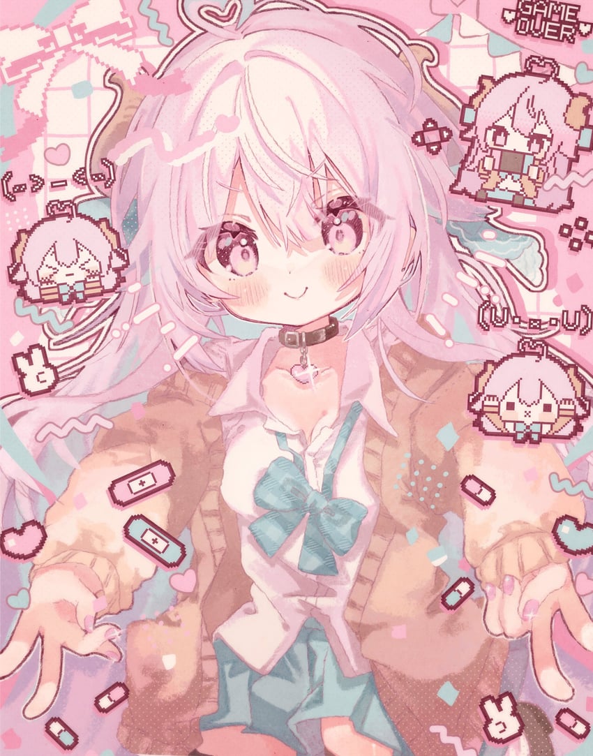 original and 1 more drawn by kamizakana_iriko