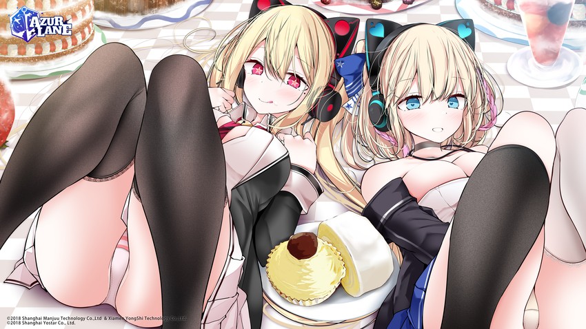 concord and richmond (azur lane) drawn by oouso