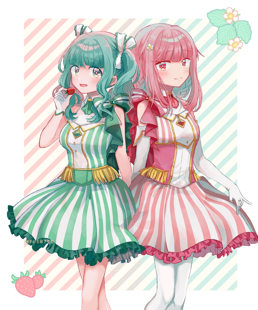 tamaki iroha and futaba sana (mahou shoujo madoka magica and 1 more) drawn by totte