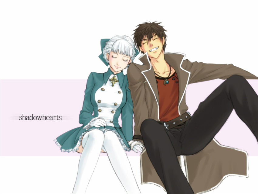 alice elliot and yuri hyuga (shadow hearts) drawn by sangatsu_(threemoon-tei)