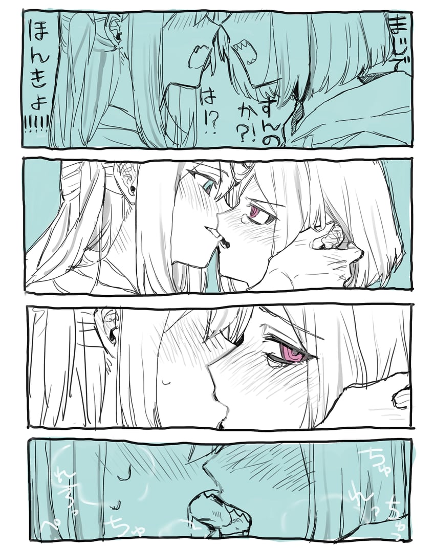 akoya matama and anemo nemo (mahou shoujo ni akogarete) drawn by saiki_(mumei_912)