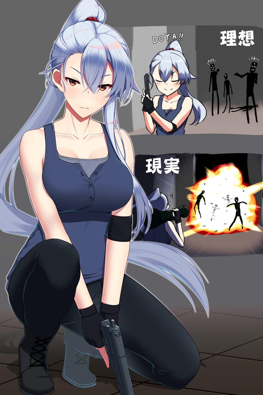 tomoe gozen (fate and 2 more) drawn by kuroshiro_(ms-2420)