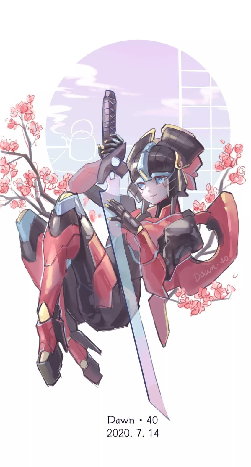 windblade and flame toys windblade (transformers and 1 more) drawn by azuredawn40