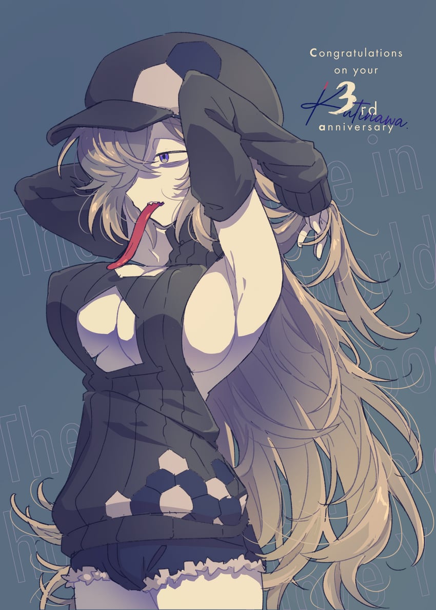kutinawa (indie virtual youtuber) drawn by chariki
