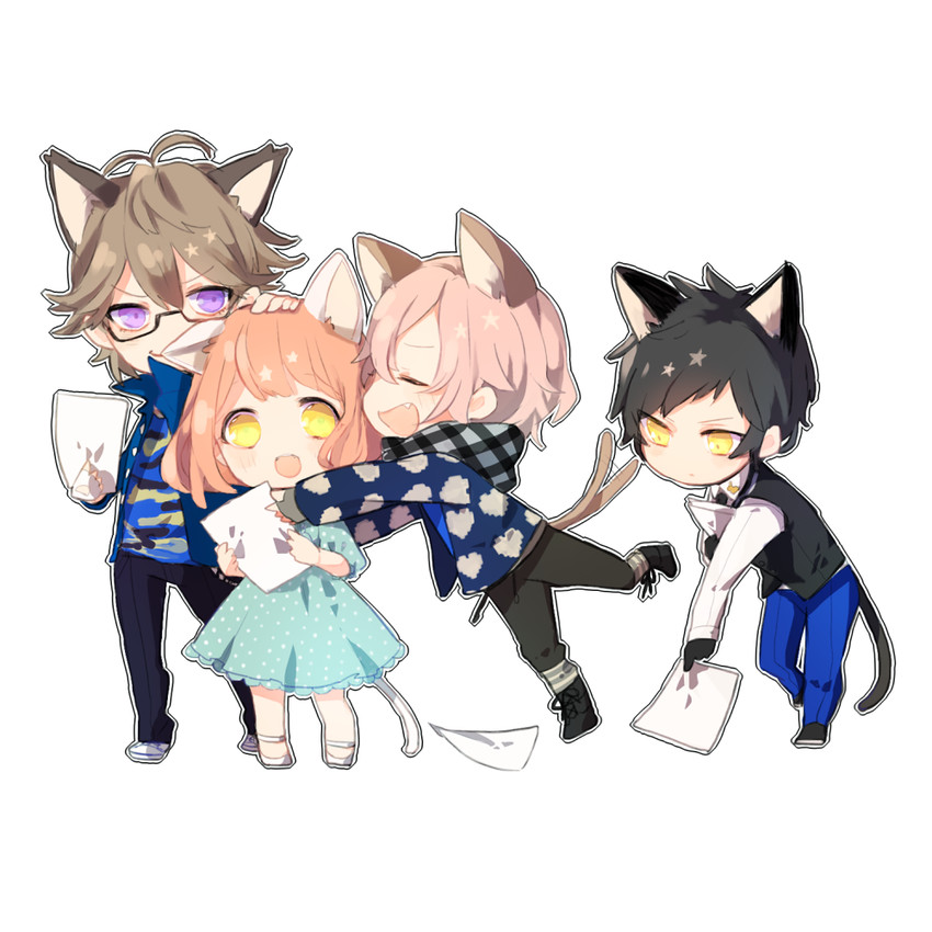 nanami haruka, mikado nagi, sumeragi kira, and ootori eiichi (uta no prince-sama and 1 more) drawn by doriu