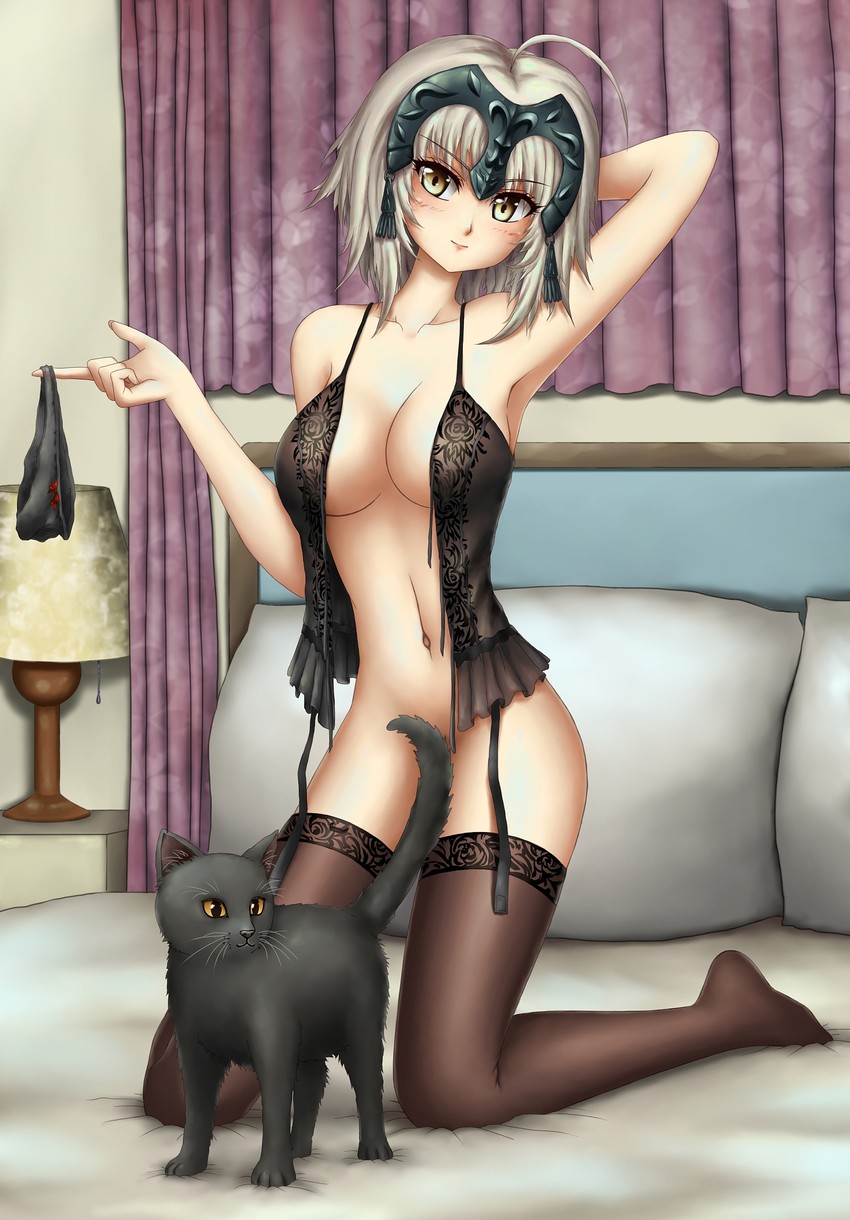 jeanne d'arc alter (fate and 1 more) drawn by jihadangel